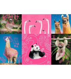 Trefl Neon Crazy Animals Puzzle 1000 Teile