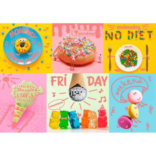 Trefl Neon Sweet Week Puzzle 1000 Teile