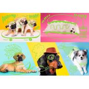 Trefl Neon Puzzle Mehr als Hunde 1000 Teile