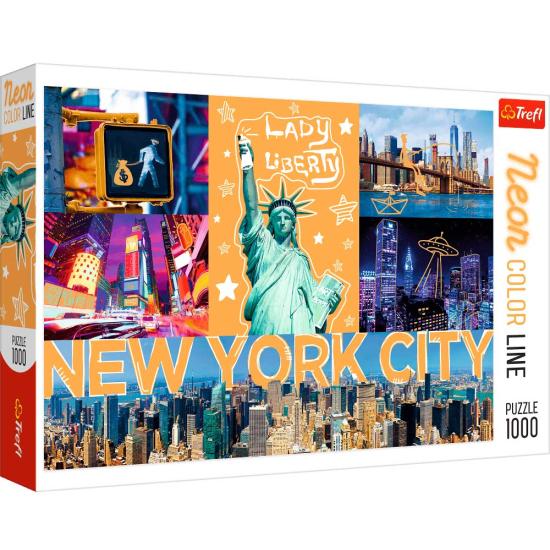 Trefl Neon New York City Puzzle 1000 Teile