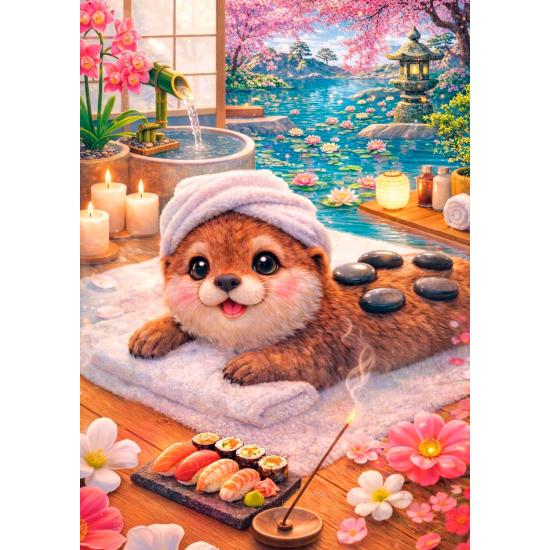 Puzzle Trefl Ein Entzückender Otter 500-teiliges