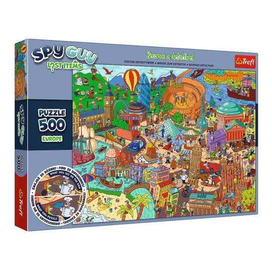 Puzzle Trefl Verlorene Gegenstände: Europa 500 Teile Puzzle Trefl Verlorene Gegenstände: Europa 500 Teile