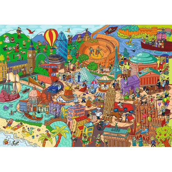 Puzzle Trefl Verlorene Gegenstände: Europa 500 Teile Puzzle Trefl Verlorene Gegenstände: Europa 500 Teile