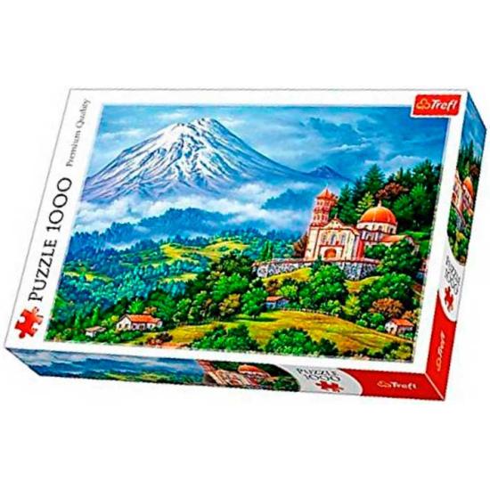 Trefl Puzzle Landschaft mit Vulkan 1000 Teile