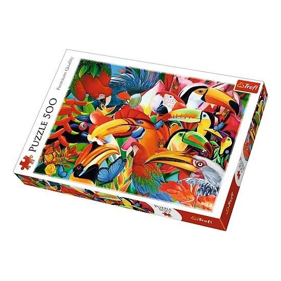 Trefl Puzzle Vögel voller Farben mit 500 Teilen