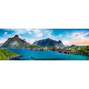 Trefl Panorama-Puzzle Lofoten-Archipel, Norwegen, 500 Teile