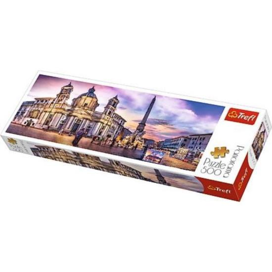 Trefl Panorama Piazza Navona, Rom Puzzle mit 500 Teilen Trefl Panorama Piazza Navona, Rom Puzzle mit 500 Teilen