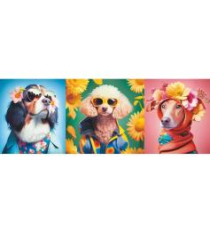 Trefl Panorama Dog Fashion Week Puzzle mit 500 Teilen