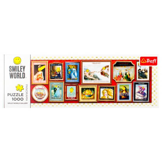 Puzzle Trefl Panorama SmileyWorld Gallery 1000 P