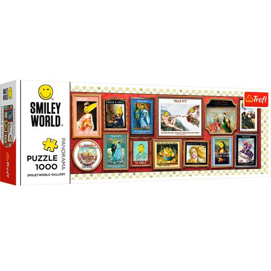Puzzle Trefl Panorama SmileyWorld Gallery 1000 P