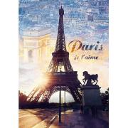 Trefl Paris bei Sonnenuntergang Puzzle 1000 Teile