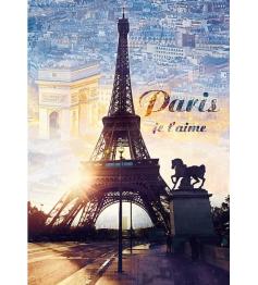 Trefl Paris bei Sonnenuntergang Puzzle 1000 Teile