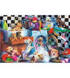 Puzzle Trefl Pfoten Außer Rand Und Band 1500 Teile