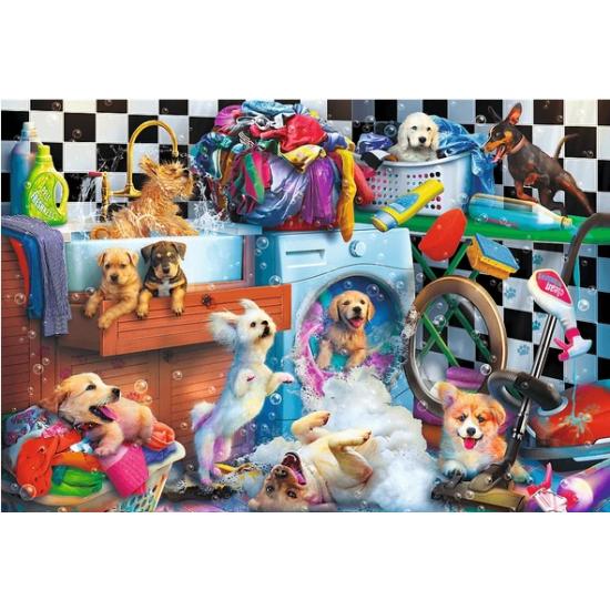 Puzzle Trefl Pfoten Außer Rand Und Band 1500 Teile