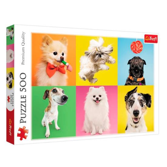 Trefl Puzzle Welpen mit 500 Teilen