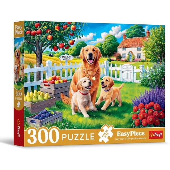 Puzzle Trefl Hunde auf dem Land XXL 300-teiliges