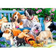 Trefl Puzzle Hunde im Garten 1000 Teile