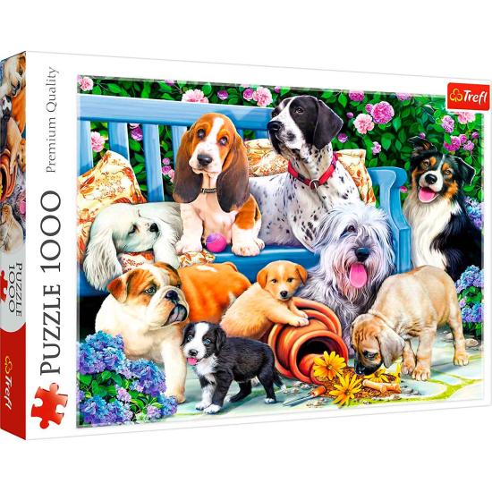 Trefl Puzzle Hunde im Garten 1000 Teile