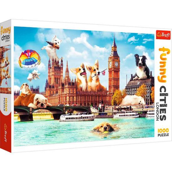 Trefl Puzzle Hunde in London 1000 Teile