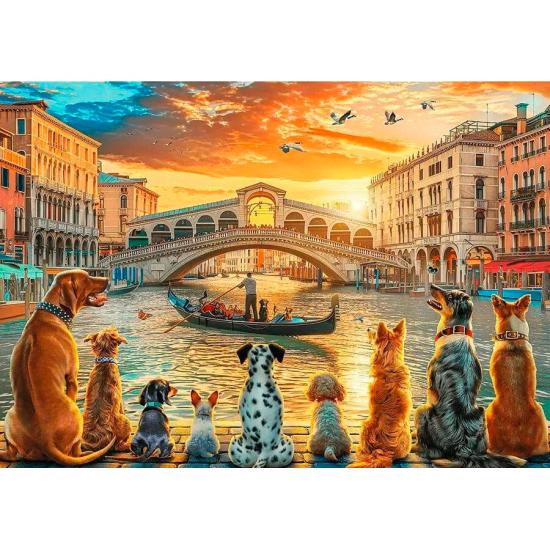 Puzzle Trefl Hunde In Venedig 1000 Teile