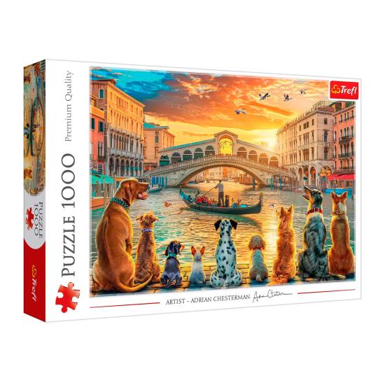 Puzzle Trefl Hunde In Venedig 1000 Teile