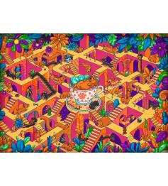 Puzzle Trefl Glückliche Dackel 500 Teile