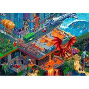 Puzzle Trefl Pixel City 1000 Teile