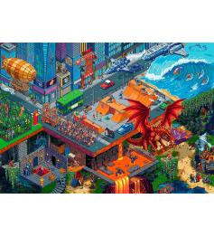 Puzzle Trefl Pixel City 1000 Teile