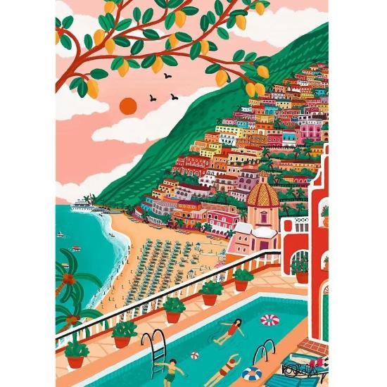 Puzzl Trefl Positano, Italien 1000 Teile Puzzl Trefl Positano, Italien 1000 Teile