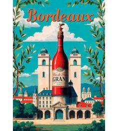 Puzzle Trefl Vintage-Poster: Bordeaux, Frankreich 1000 Teile