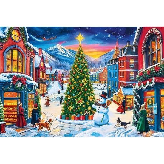 Puzzle Trefl Weihnachtsdorf XXL 300-teiliges