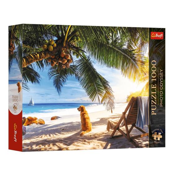 Puzzle Trefl Entspannung Am Strand, Seychellen 1000 Teile