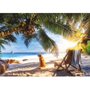 Puzzle Trefl Entspannung Am Strand, Seychellen 1000 Teile
