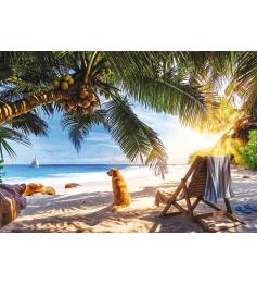 Puzzle Trefl Entspannung Am Strand, Seychellen 1000 Teile