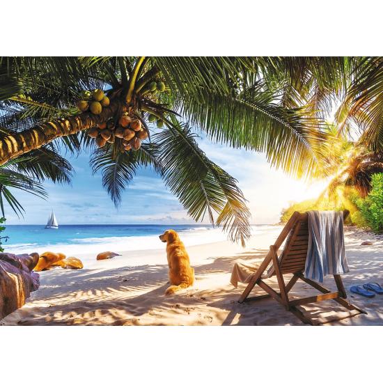 Puzzle Trefl Entspannung Am Strand, Seychellen 1000 Teile