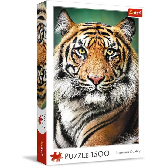 Trefl Puzzle Porträt eines Tigers 1500 Teile