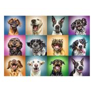 Trefl Puzzle Lustige Porträts von Hunden 1000 Teile
