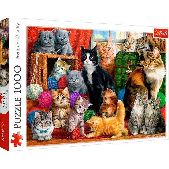 Trefl Feline Meeting Puzzle 1000 Teile