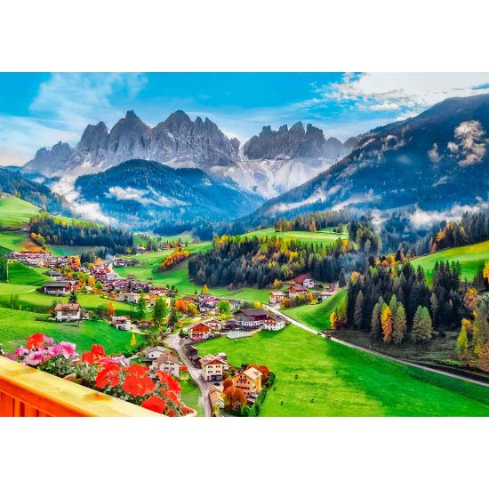 Puzzle Trefl St. Magdalena, Dolomiten, Italien 1000 Teile