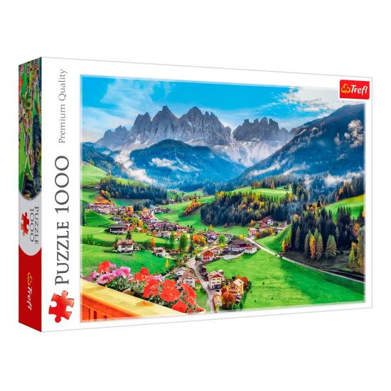 Puzzle Trefl St. Magdalena, Dolomiten, Italien 1000 Teile