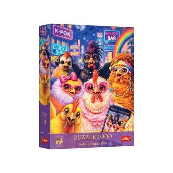 Puzzle Trefl Hühner-Selfie 1000 Teile