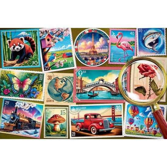 Puzzle Trefl Briefmarken XXL 300-teiliges