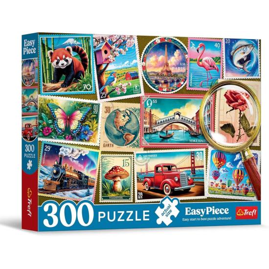 Puzzle Trefl Briefmarken XXL 300-teiliges