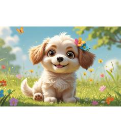 Puzzle Trefl Ein Welpe sein XXL 60-teiliges