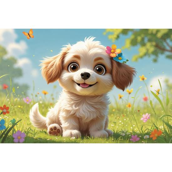 Puzzle Trefl Ein Welpe sein XXL 60-teiliges