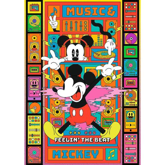 Puzzle Trefl Spüre Den Beat Mit Mickey Mouse 1000 Teile
