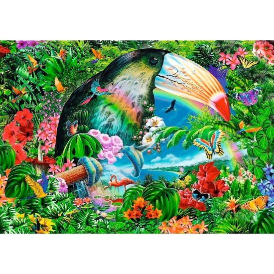 Trefl Spirale tropische Tiere Puzzle 1000 Teile Trefl Spirale tropische Tiere Puzzle 1000 Teile
