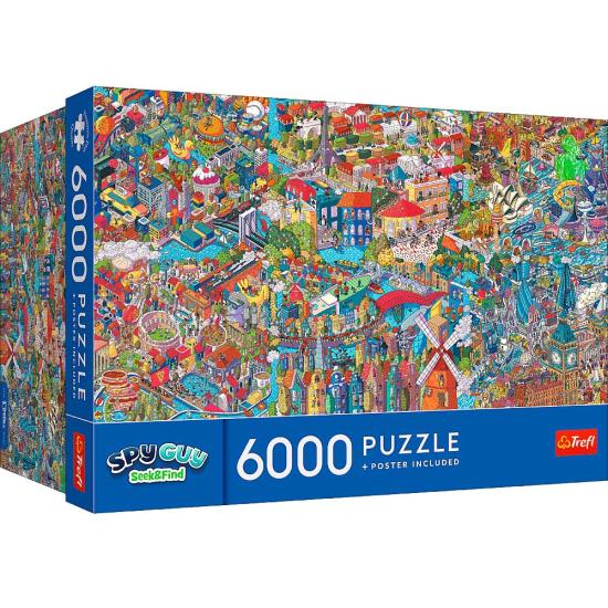 Trefl Puzzle Spy Guy – Suchen & Finden mit 6000 Teilen