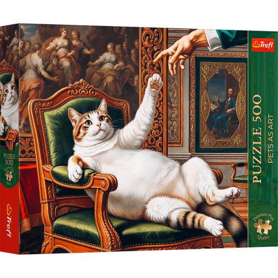 Puzzle Trefl Seine Flauschige Majestät 500 Teile