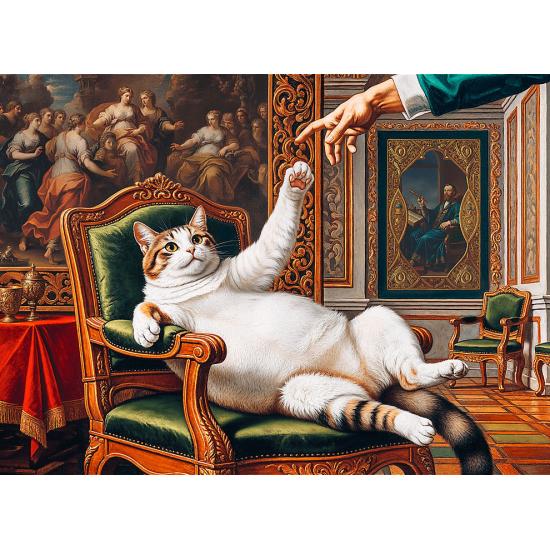 Puzzle Trefl Seine Flauschige Majestät 500 Teile